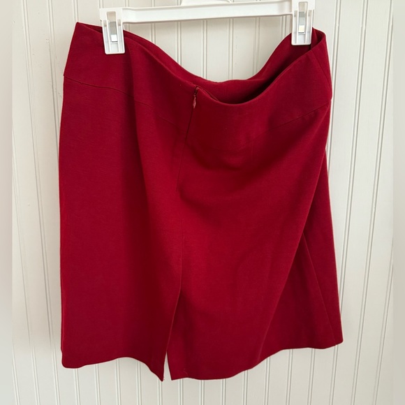 Talbots Red Pencil Skirt size 14P - Picture 2 of 3
